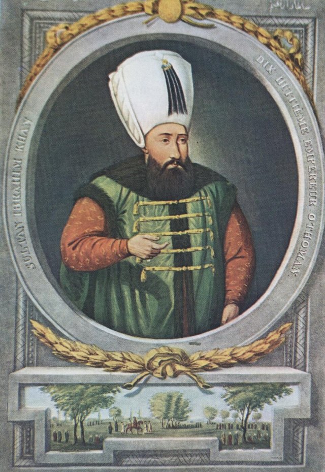 İbrahim (Osmanlı padişahı) portresi
